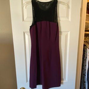 Catherine Malandrino Color Block Fit & Flair Dress Size 8